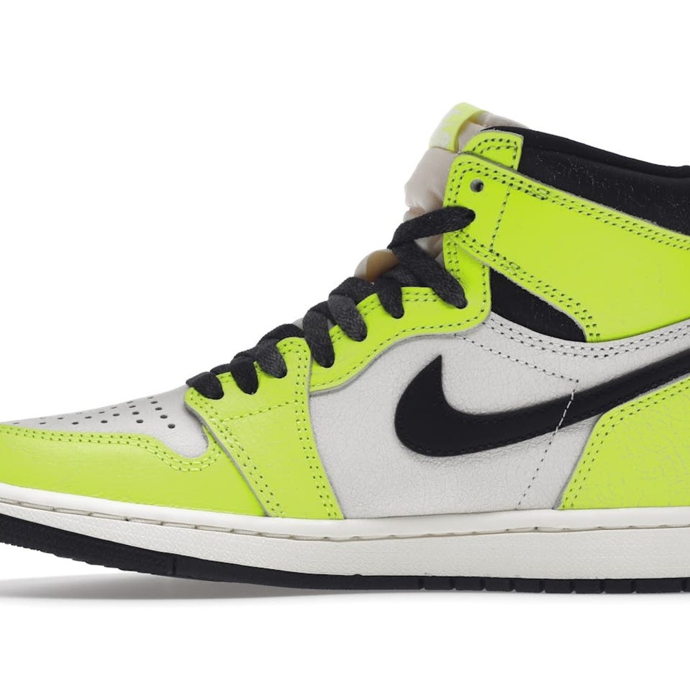 Jordan Women's Sneakers - Neon Yellow and Black - Picture 3 of 3